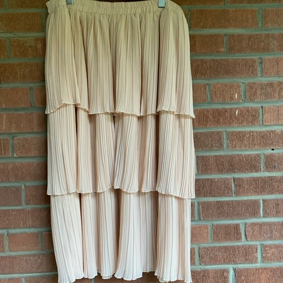 NWOT🎀ASOS Balletcore pleated tiered skirt - Picture 5 of 5